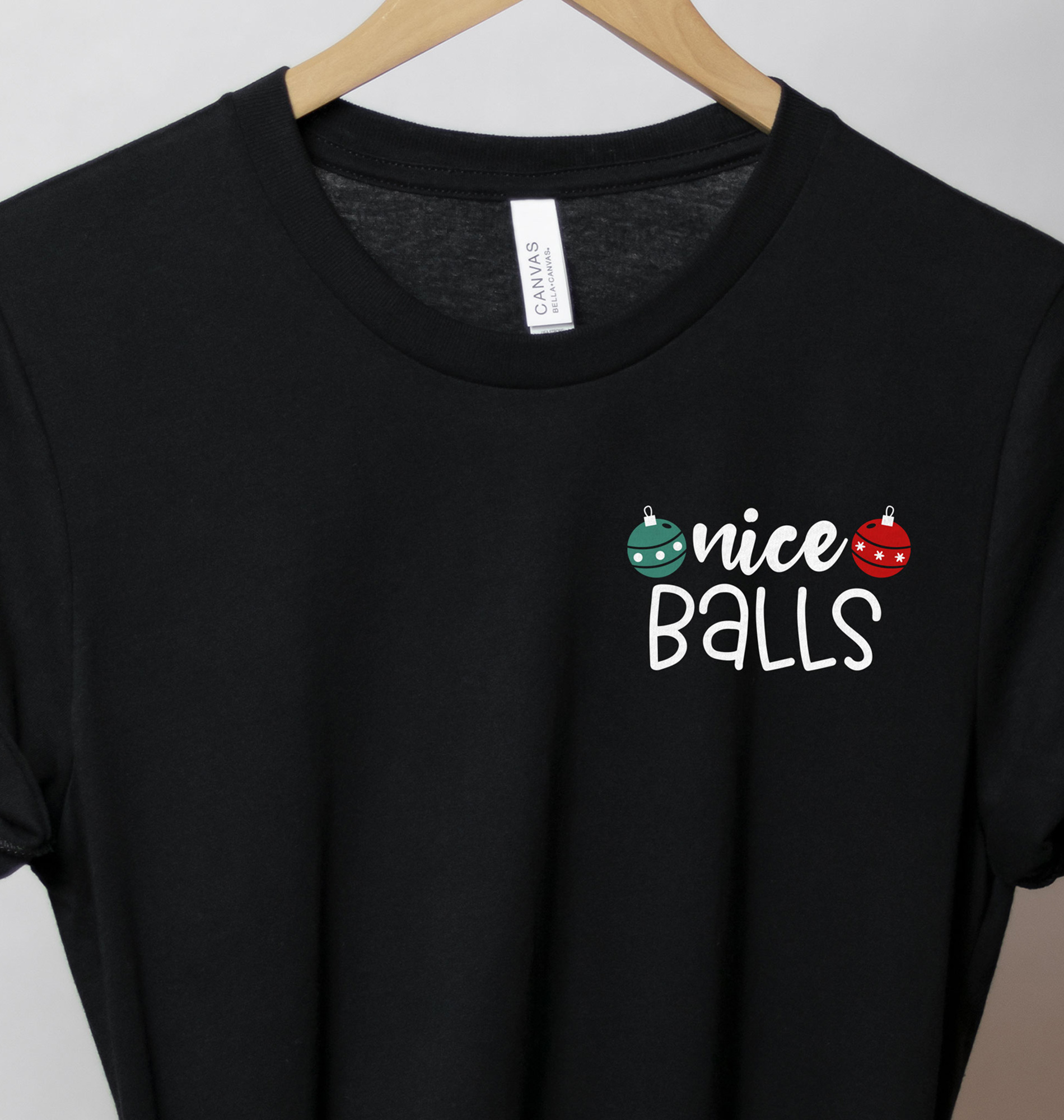 Fun Holiday Nice Balls Christmas Tee From Holidayshirts