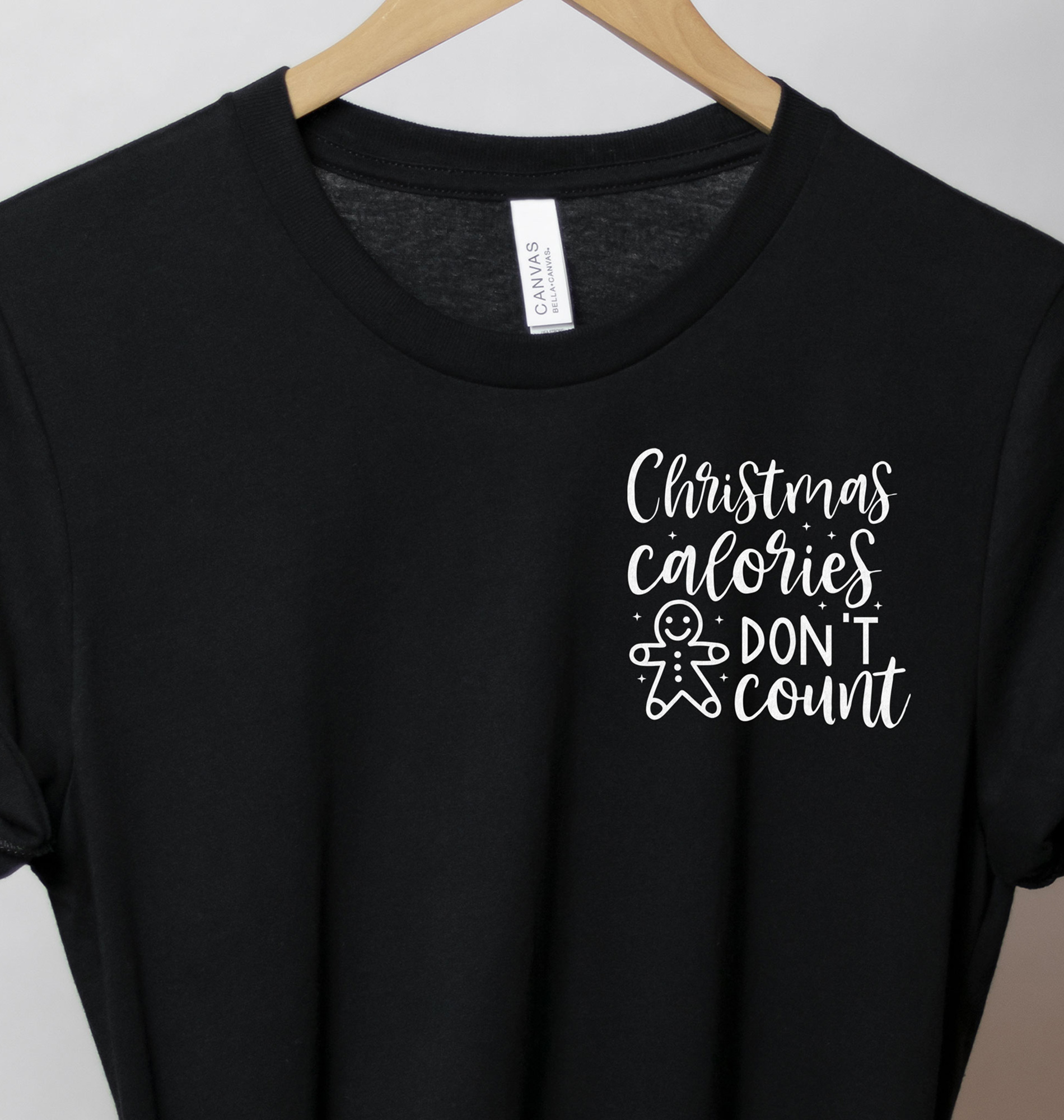 Fun Holiday Tshirt: Skip Calorie Counting - Xmas Tee