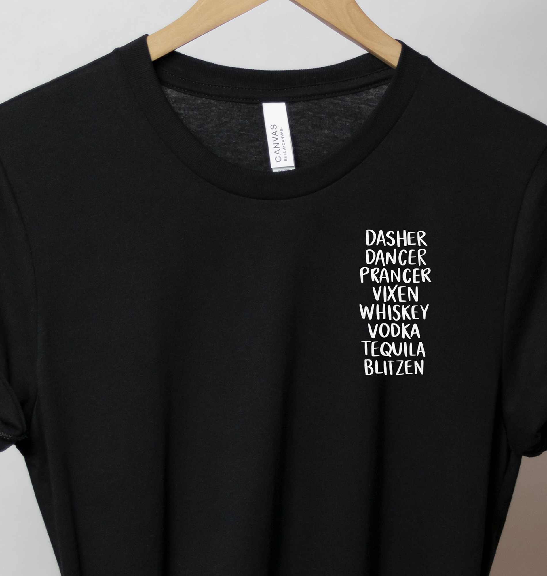Festive Dasher Reindeer Xmas Tee - Holidayshirts