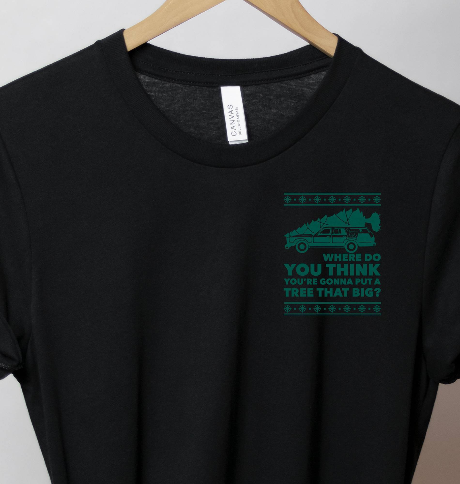 Big Tree Festive Christmas Tee By Holidayshirts.com