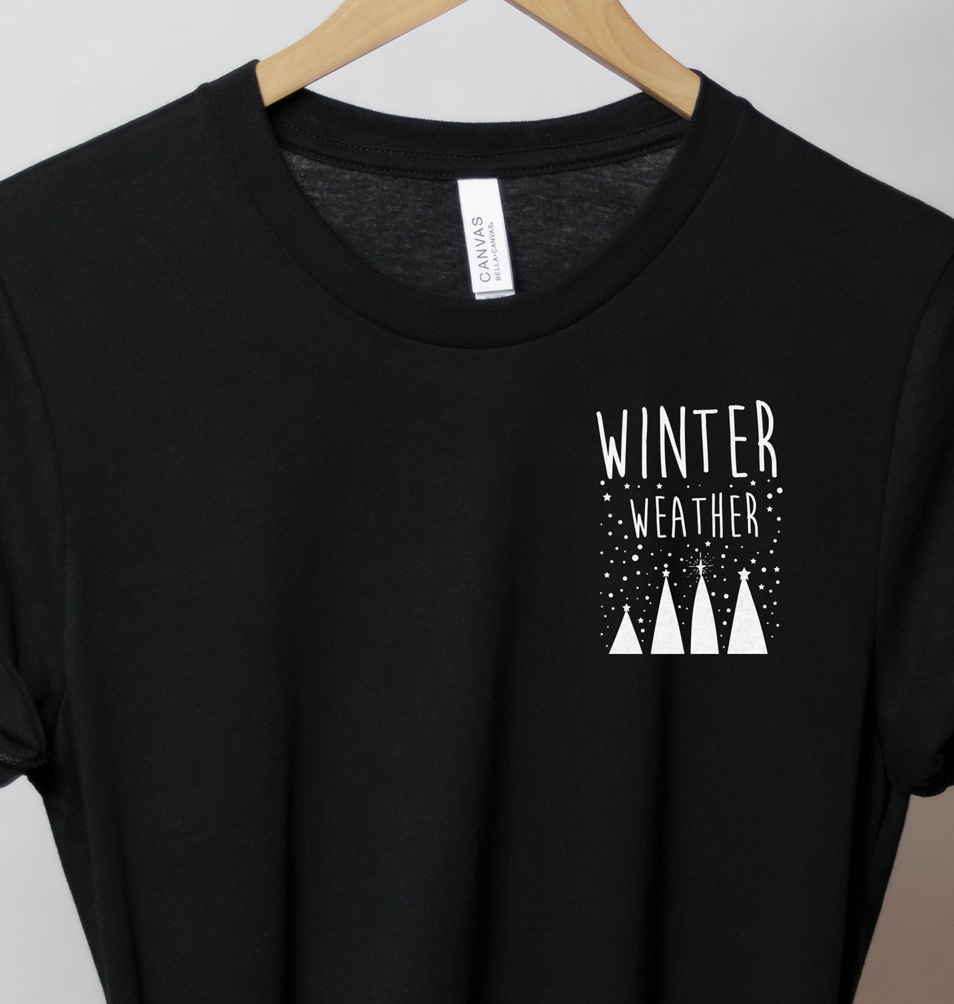 Cozy Winter Christmas Tree Holiday Tee