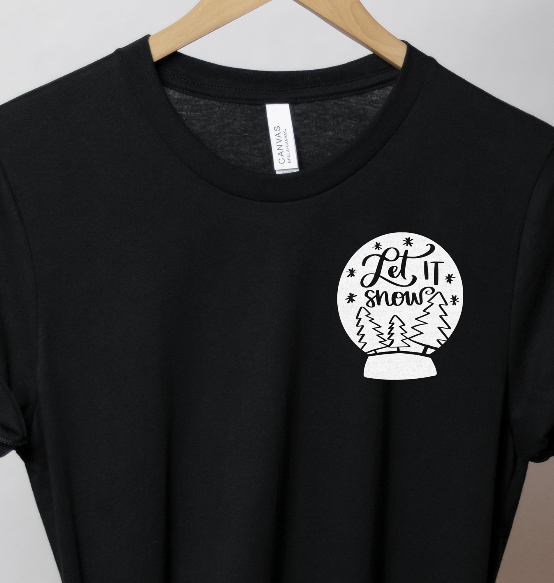 Let It Snow Festive Xmas Tee - Holidayshirts.com