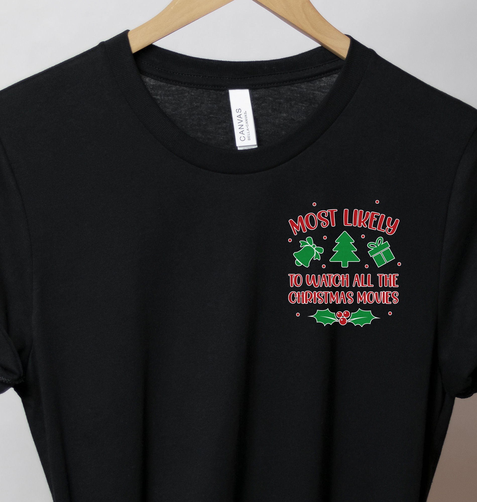 Cozy Christmas Movie Fan Holiday Tee