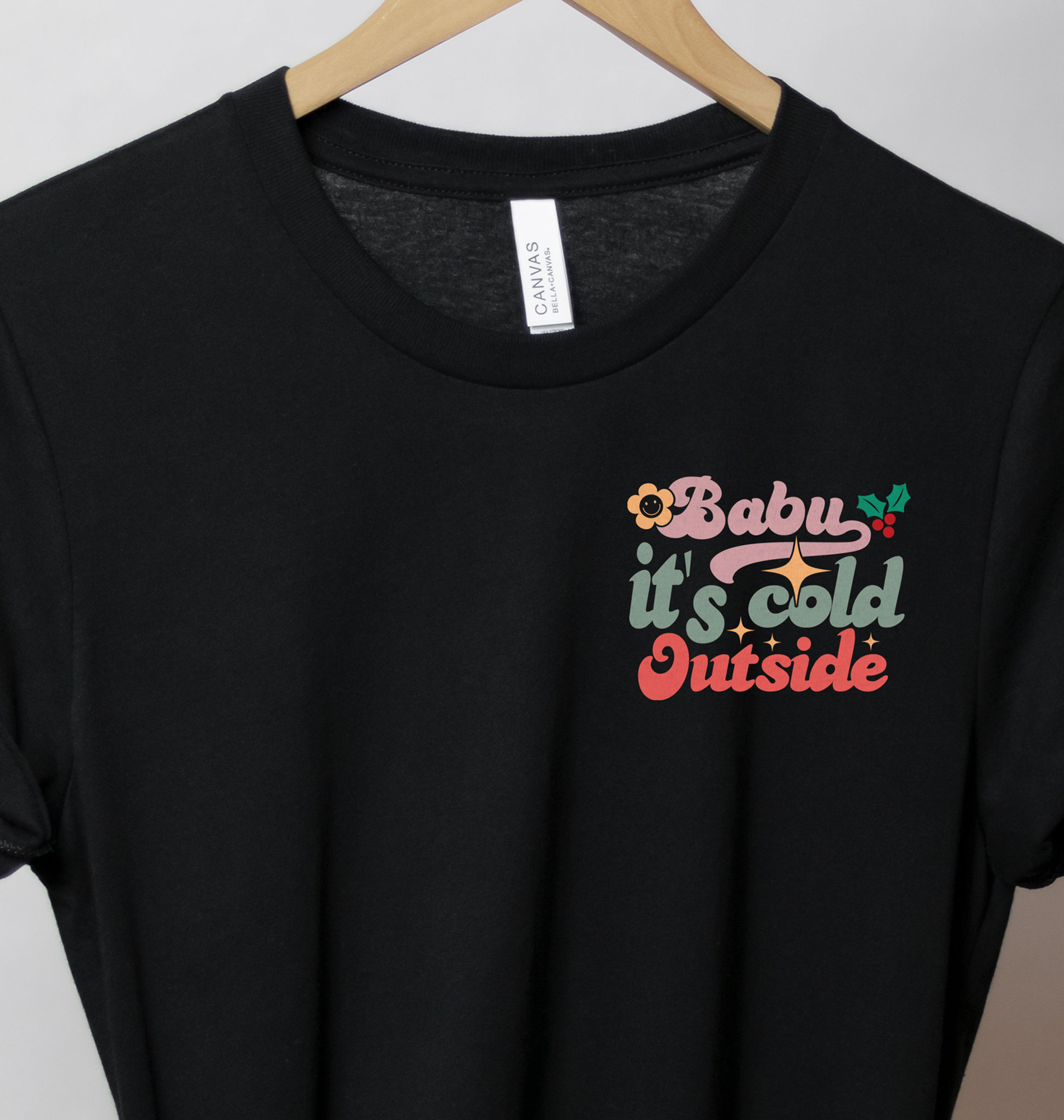 Cozy 'it's Cold Outside' Xmas Tee From Holidayshirts