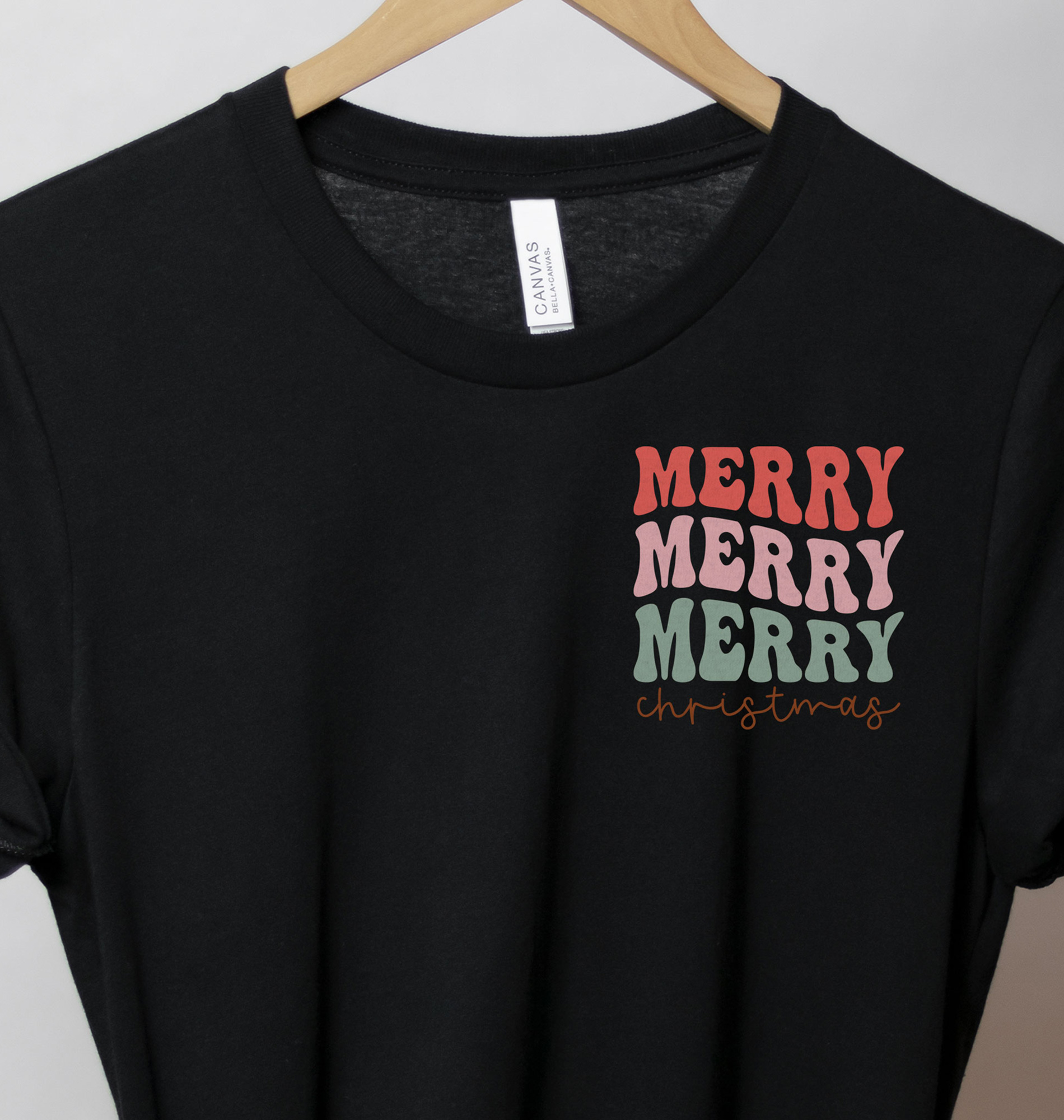 Festive Merry Christmas Holiday Tee - Holidayshirts