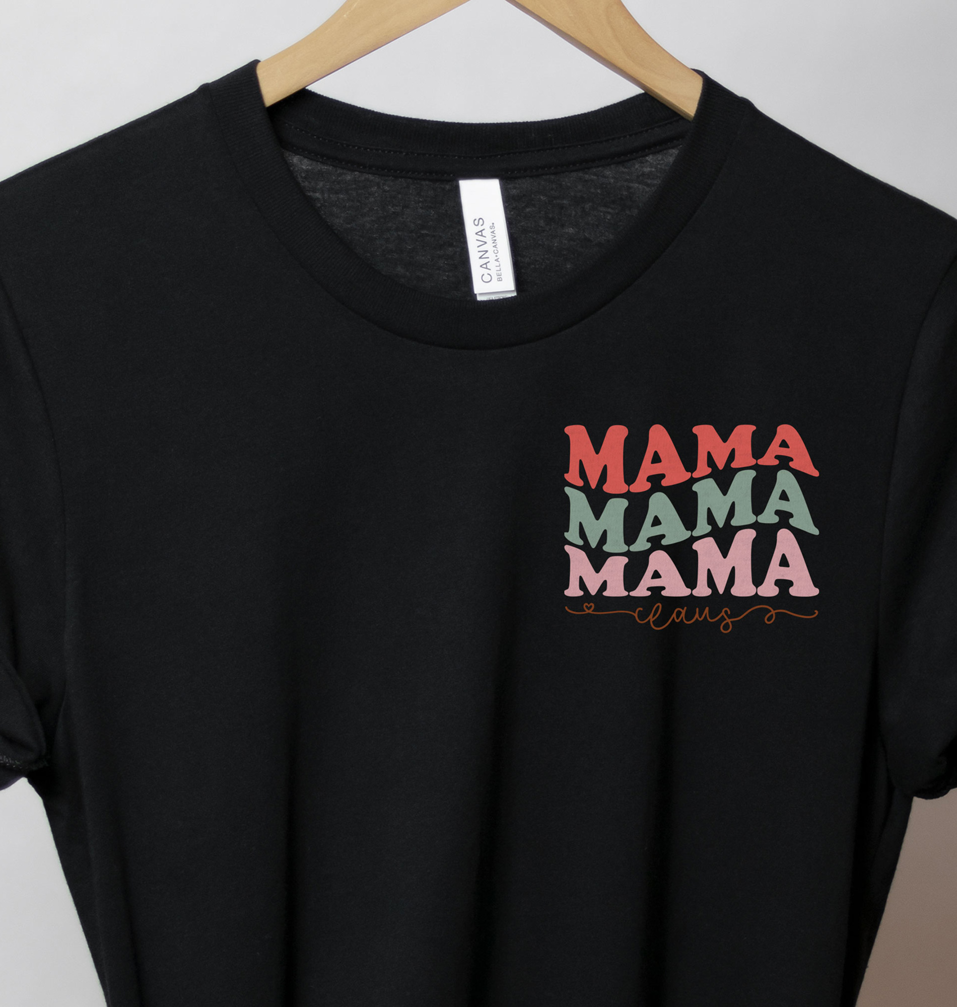 Festive Mama Claus Christmas Tee - Holidayshirts.com