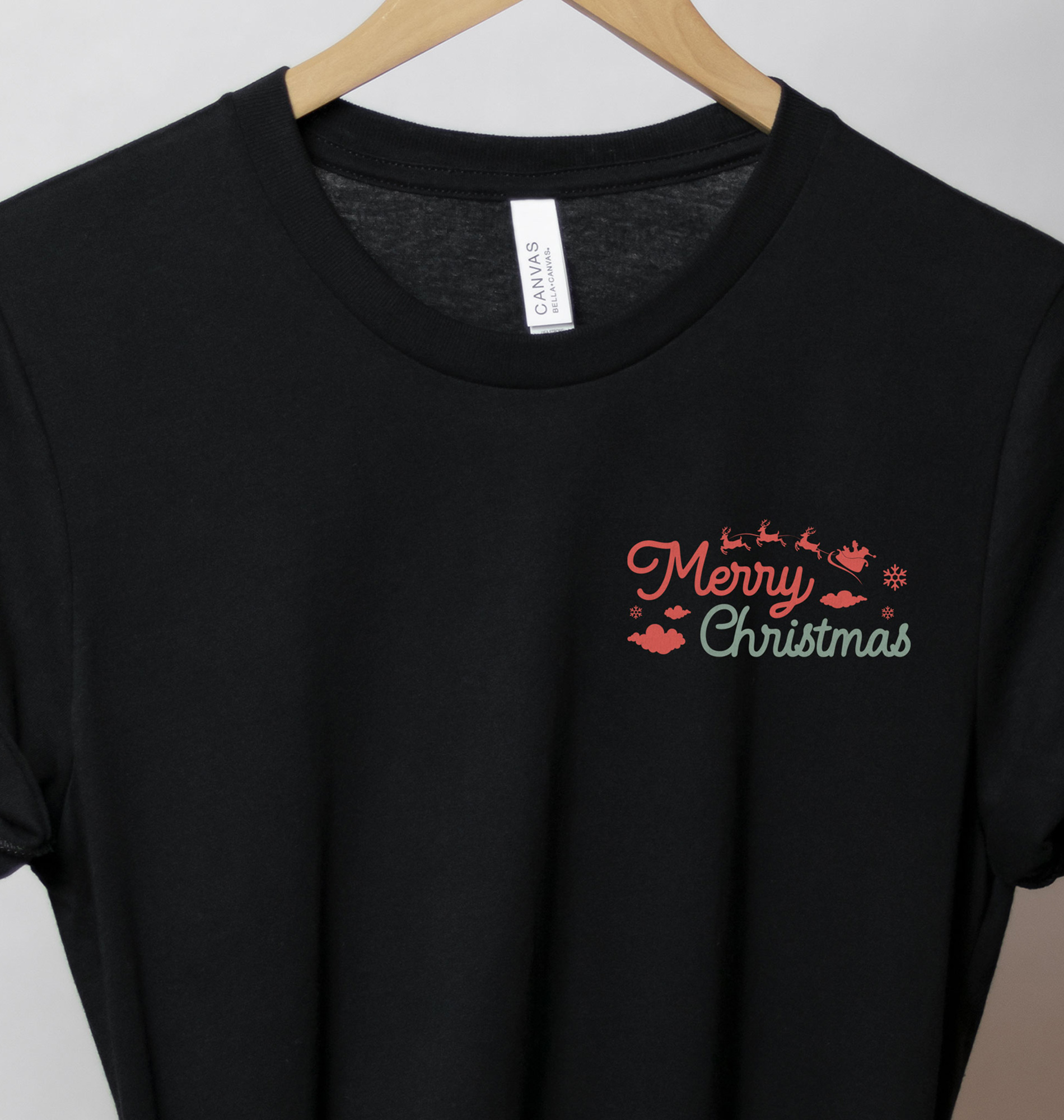Festive Merry Christmas Holiday Tee From Holidayshirts