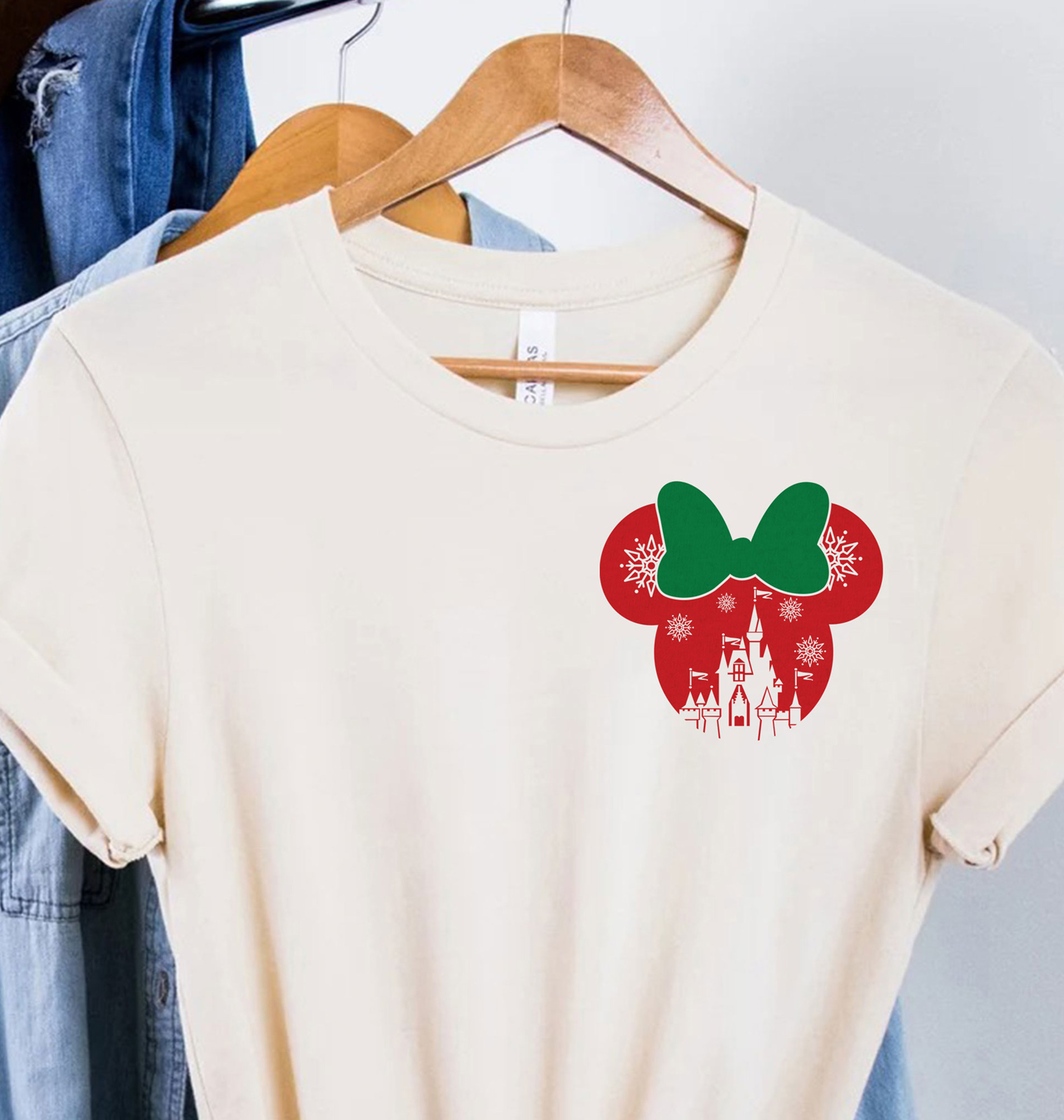 Disney Minnie Castle Xmas Tee - Holidayshirts