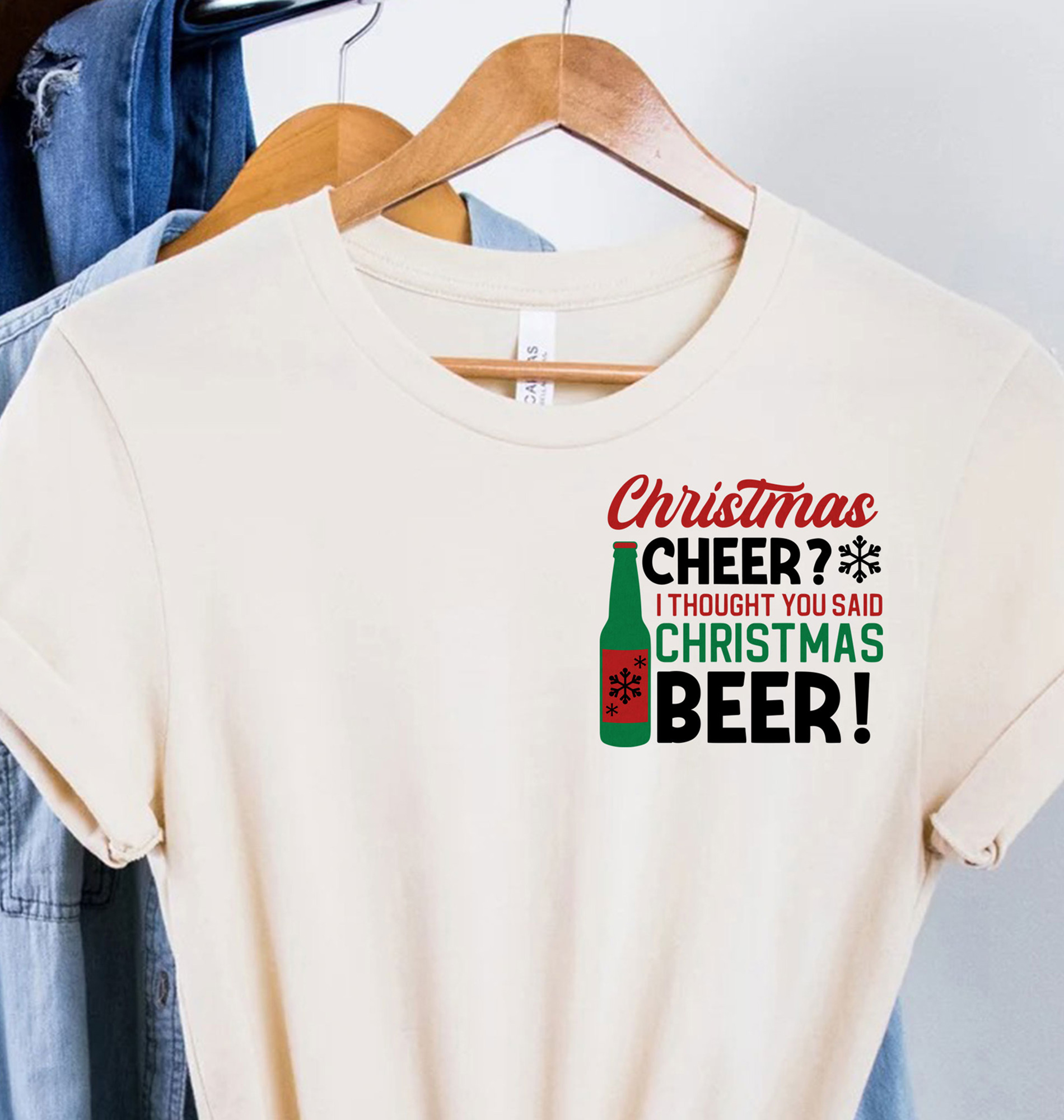 Cheery Christmas Beer Holiday T-shirt - Holidayshirts.com