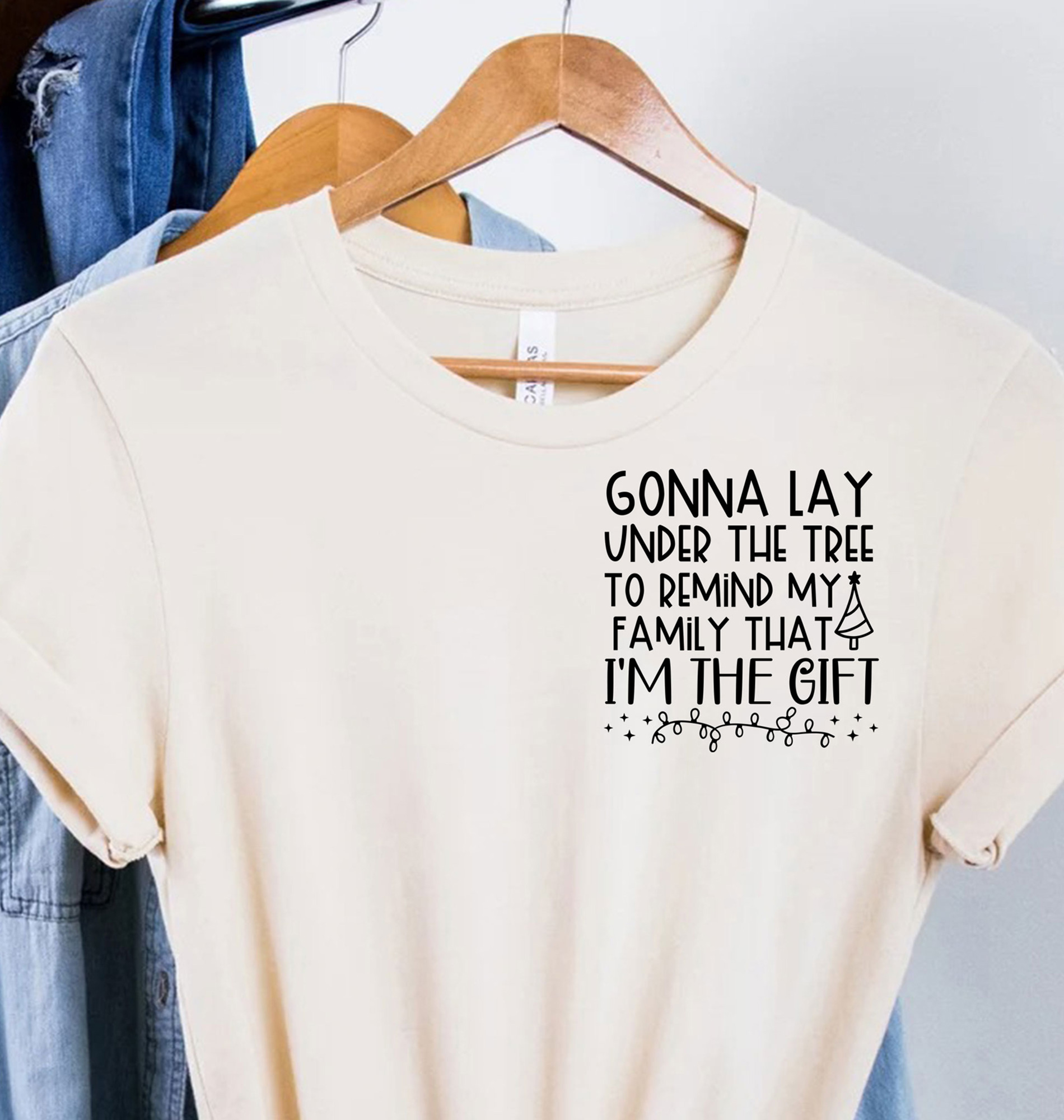Cozy Holiday Tree T-shirt - Perfect Christmas Gift