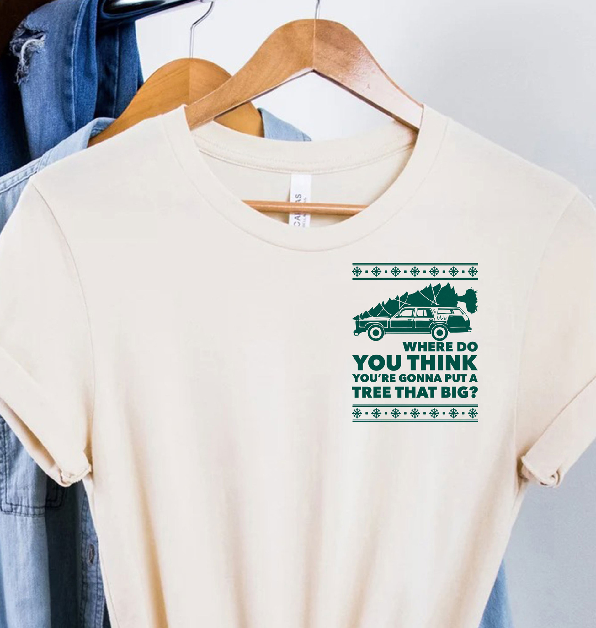 Big Tree Festive Christmas Tee By Holidayshirts.com