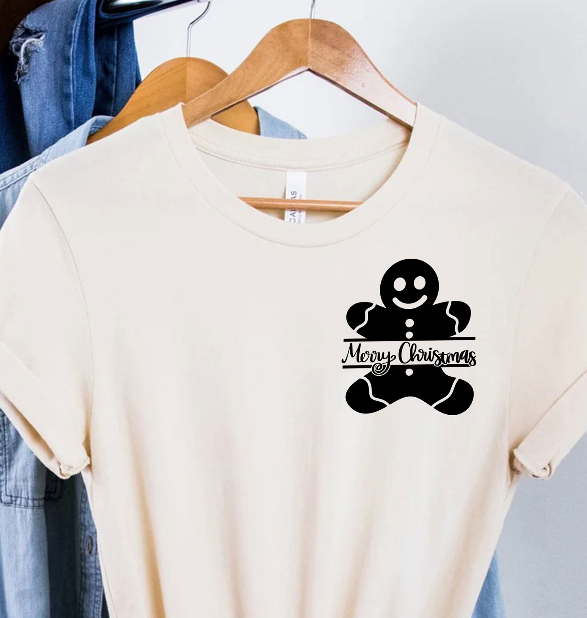 Xmas Gingerbread Man Tee - Holidayshirts.com