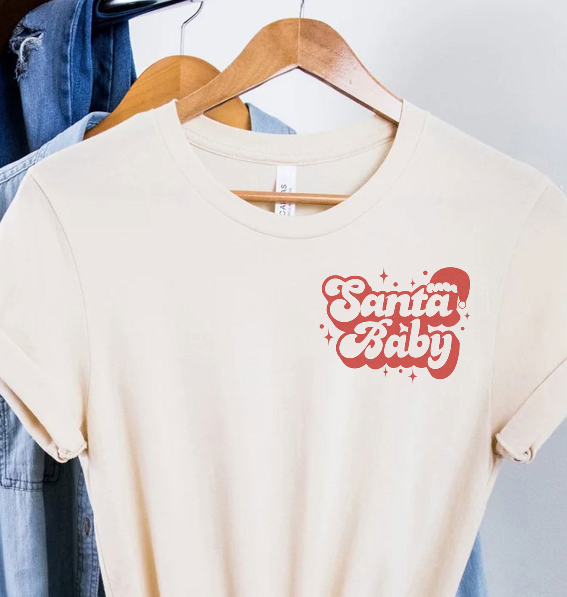 Santa Baby Holiday Tee - Festive Christmas Shirt