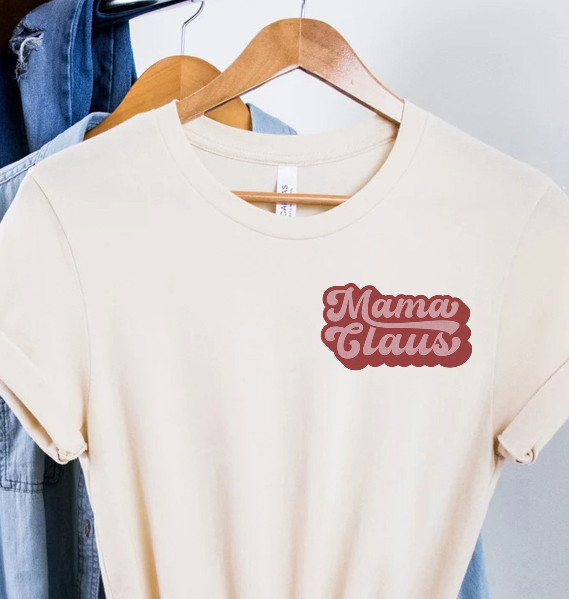 Mama Claus Festive Christmas Tee - Holiday Apparel