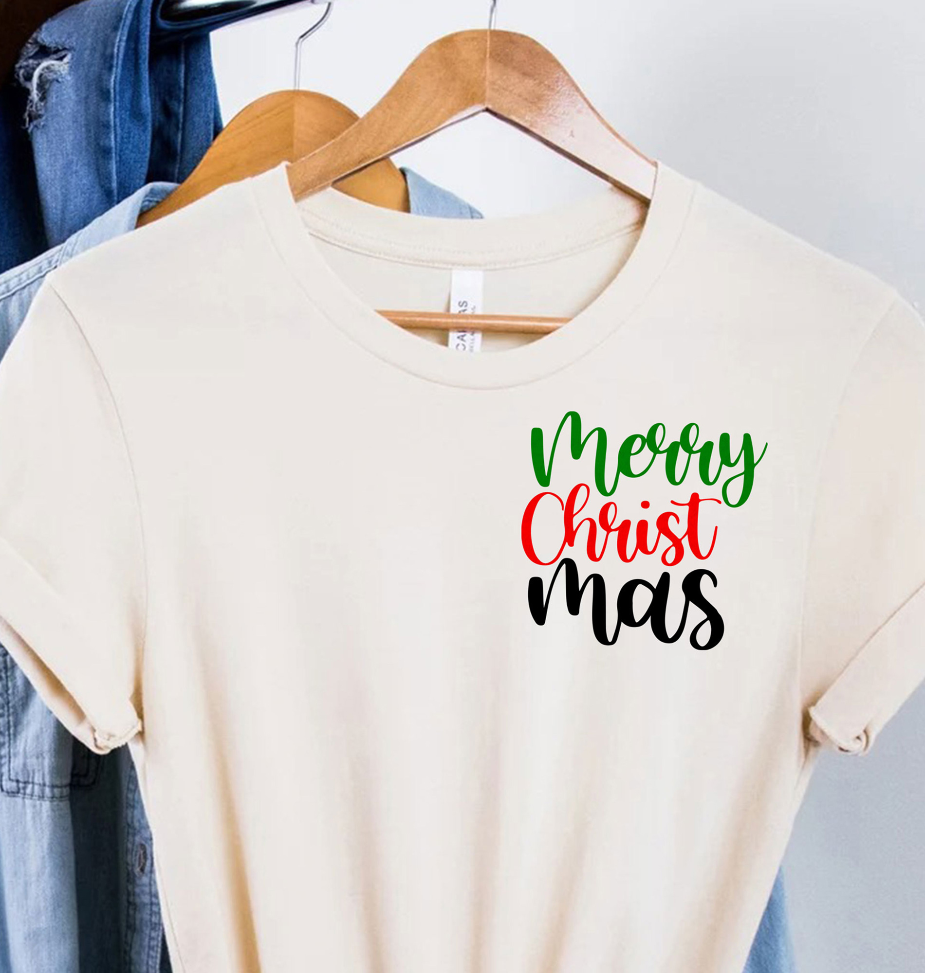 Festive Merry Christmas Holiday Tee From Holidayshirts