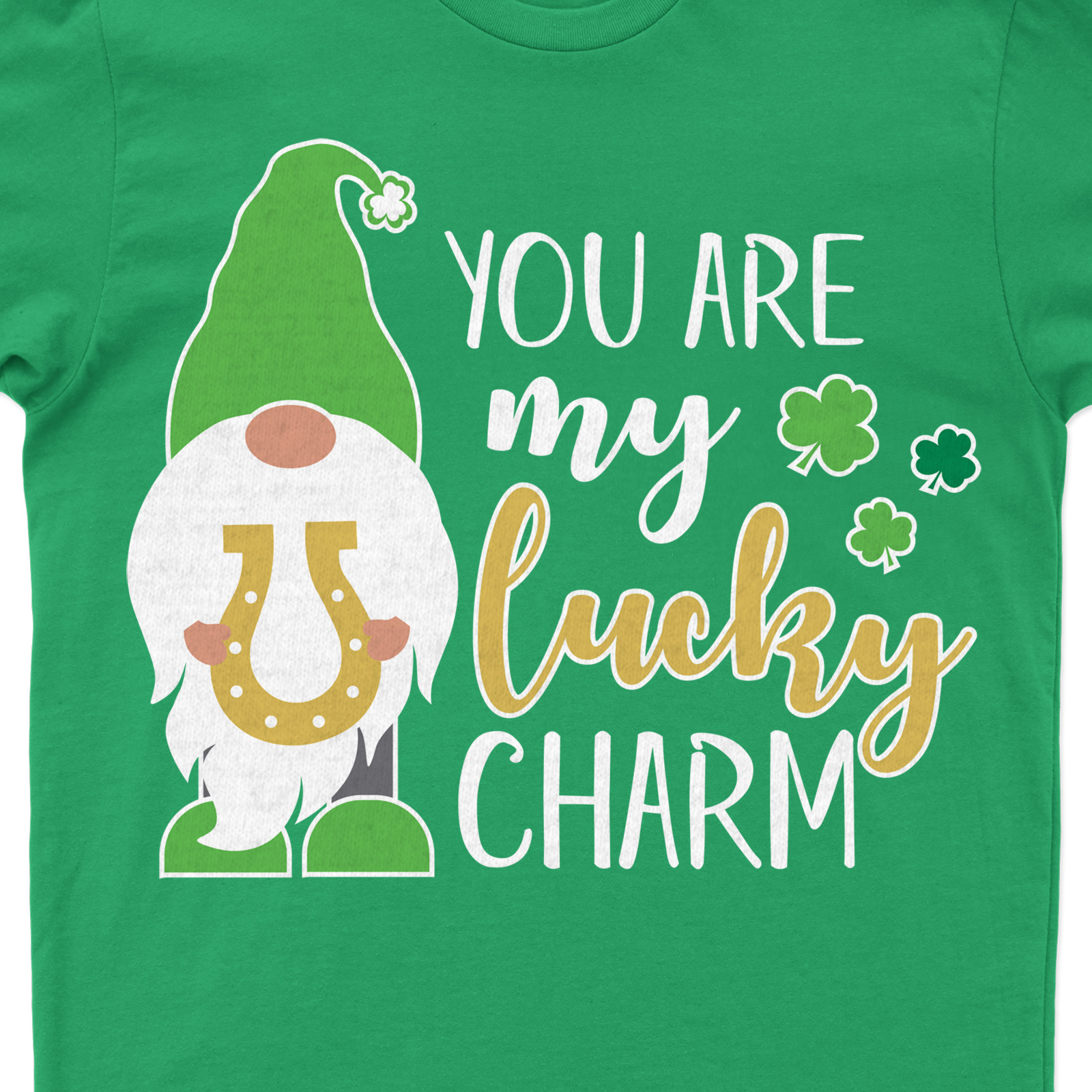 Lucky Charm Gnome St. Patrick's Day T Shirt