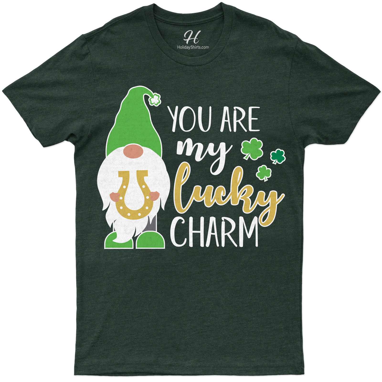 Lucky Charm Gnome St. Patrick's Day T Shirt