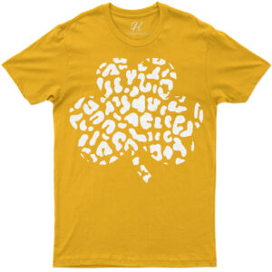 Lucky Cheetah Clover St. Patrick's Day T Shirt