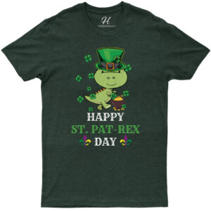 Happy Pat-rex Day St. Patrick's Day T Shirt