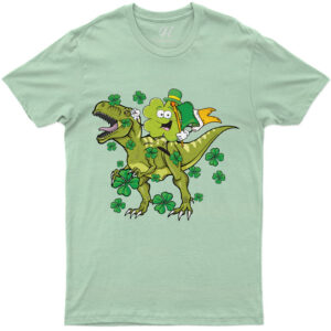 T-rexclover St. Patrick's Day T Shirt