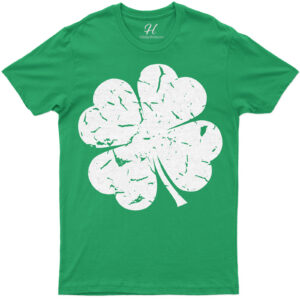 Cracked Clover St. Patrick's Day T Shirt