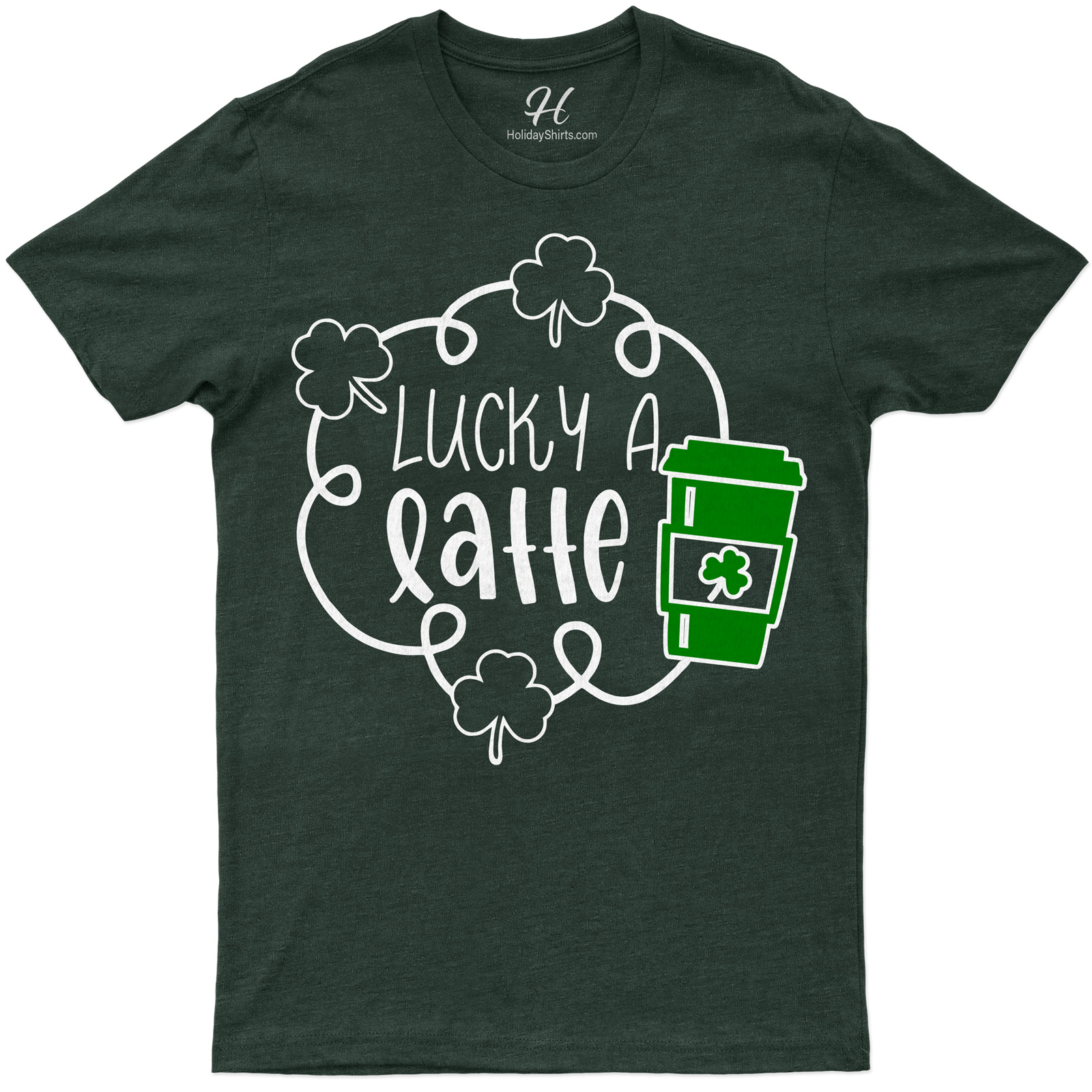 Lucky A Latte St. Patrick's Day T Shirt