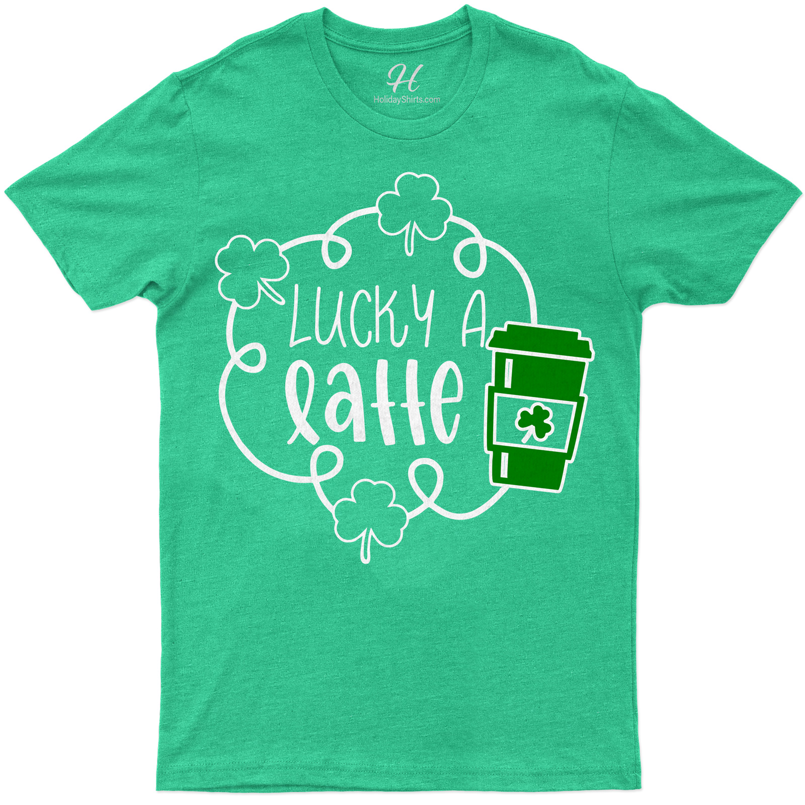 Lucky A Latte St. Patrick's Day T Shirt