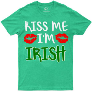 Kiss Me Irish St. Patrick's Day T Shirt