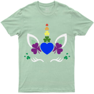 Lucky Rainbow Uniscorn Saint Patricks Day St. Patrick's Day T Shirt