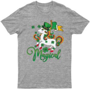 Magical And Lucky Unicorn Tee St. Patrick's Day T Shirt