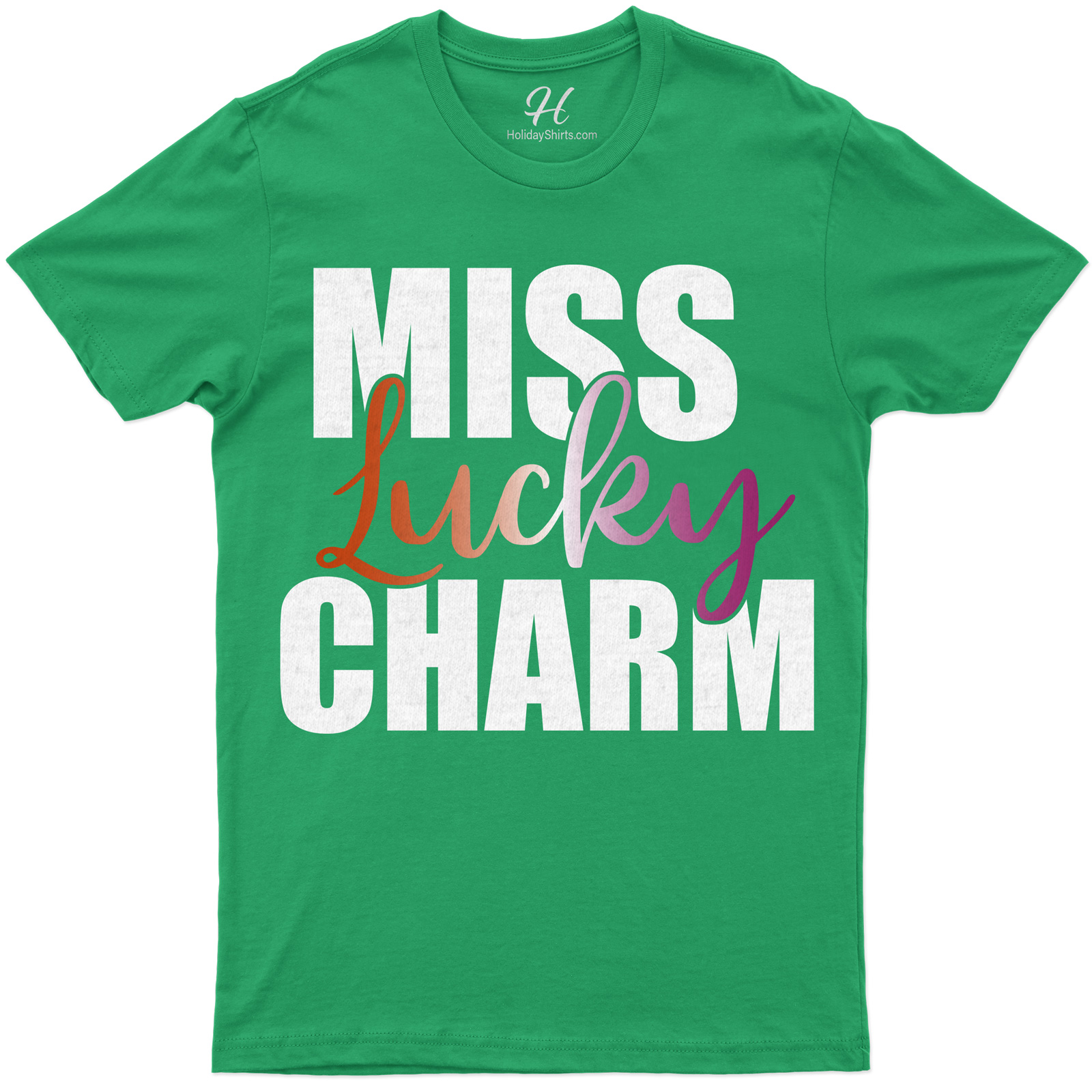 Sunset Miss Lucky Charm St. Patrick's Day T Shirt