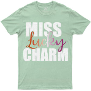 Sunset Miss Lucky Charm St. Patrick's Day T Shirt