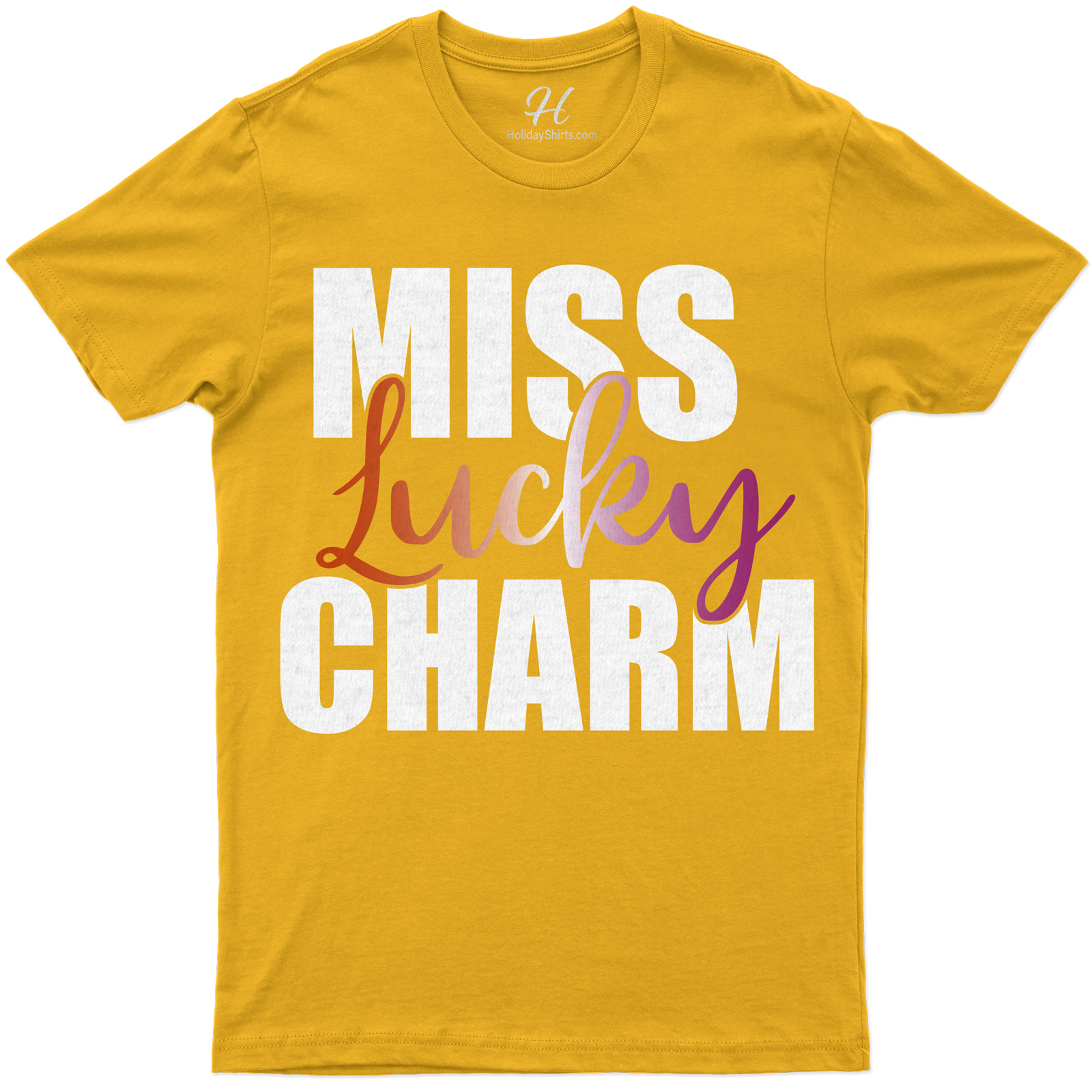 Sunset Miss Lucky Charm St. Patrick's Day T Shirt