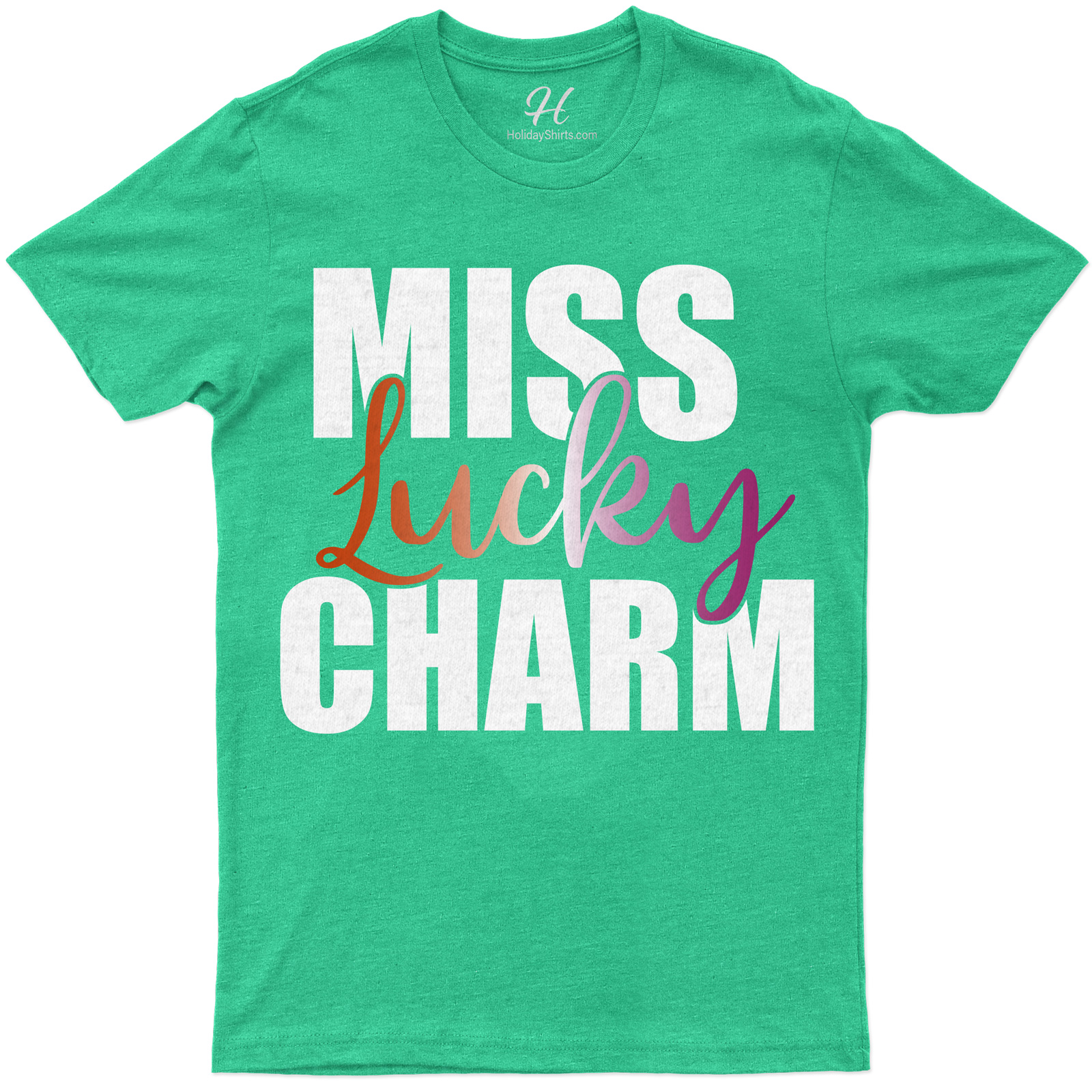 Sunset Miss Lucky Charm St. Patrick's Day T Shirt