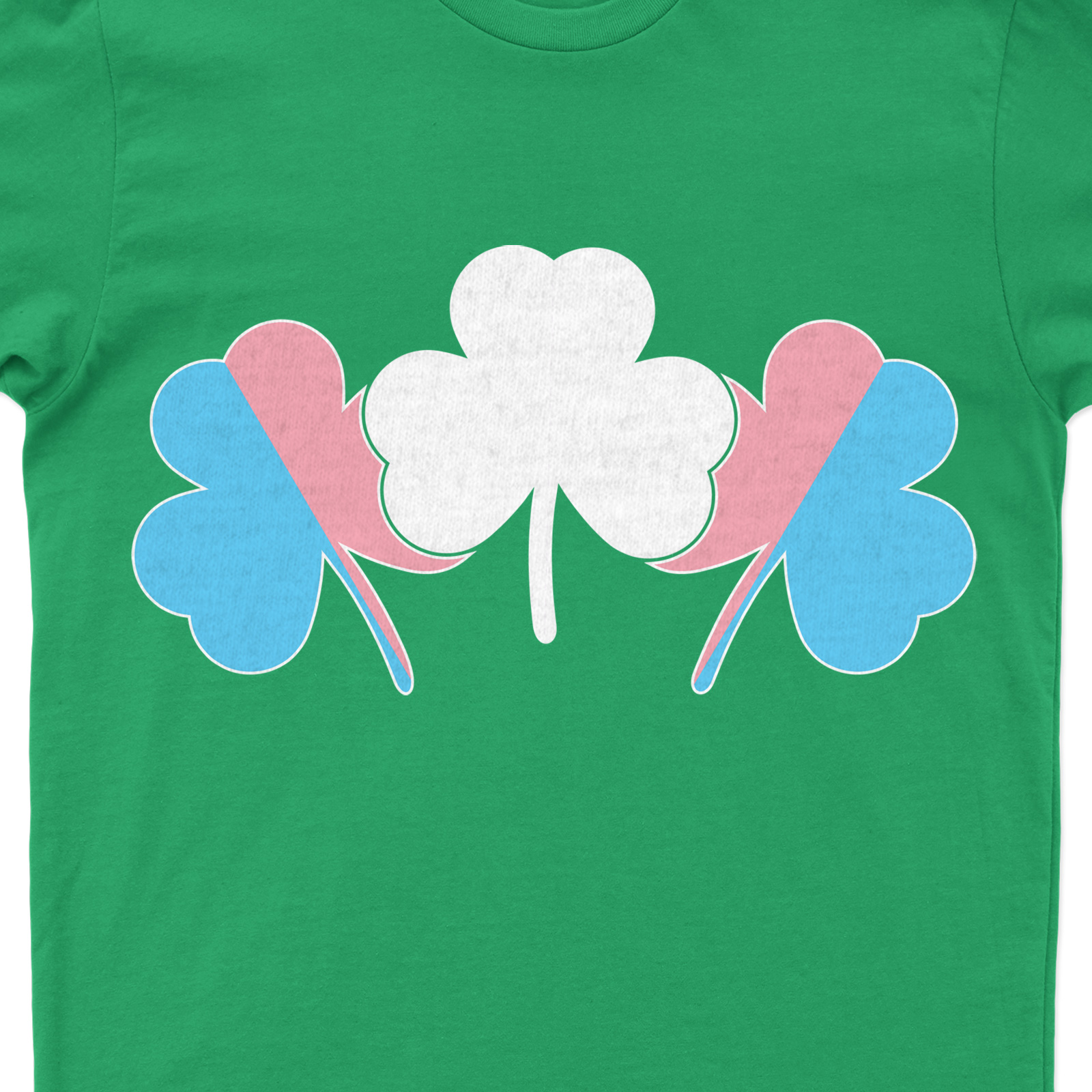 Trans Three Leaf Clover Tee St. Patrick's Day T Shirt