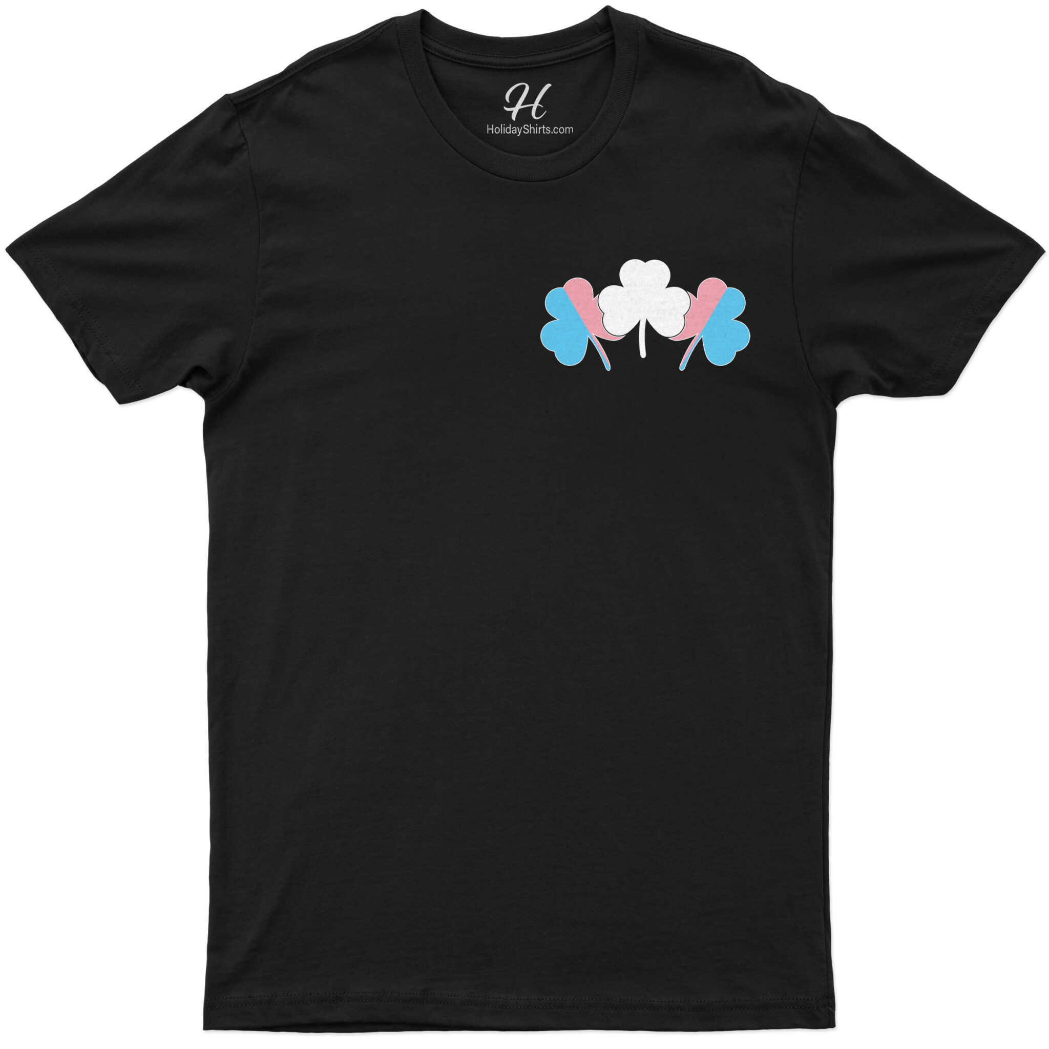 Trans Three Leaf Clover Tee St. Patrick's Day T Shirt