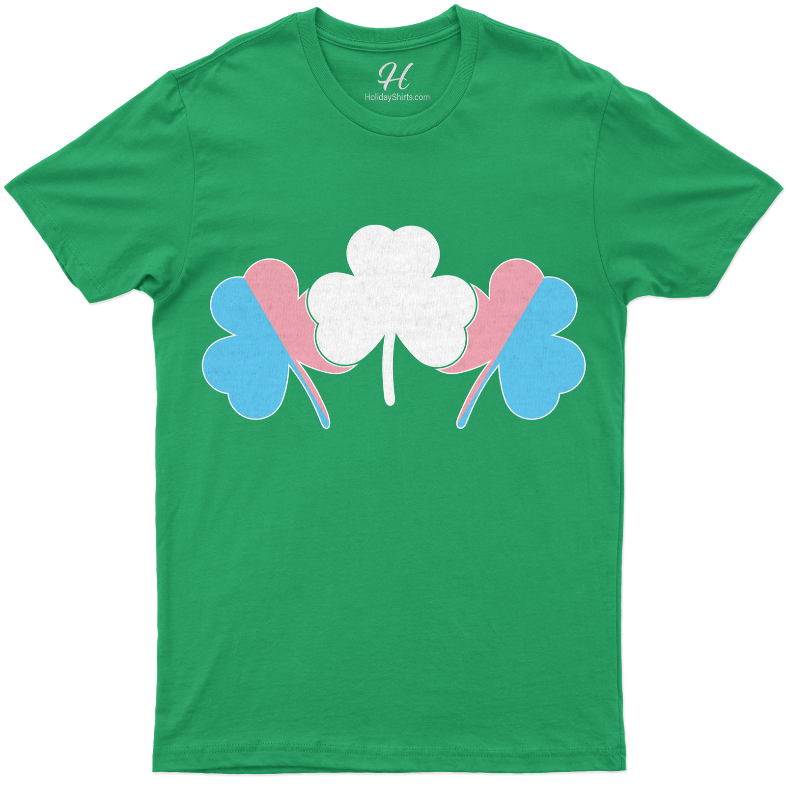 Trans Three Leaf Clover Tee St. Patrick's Day T Shirt