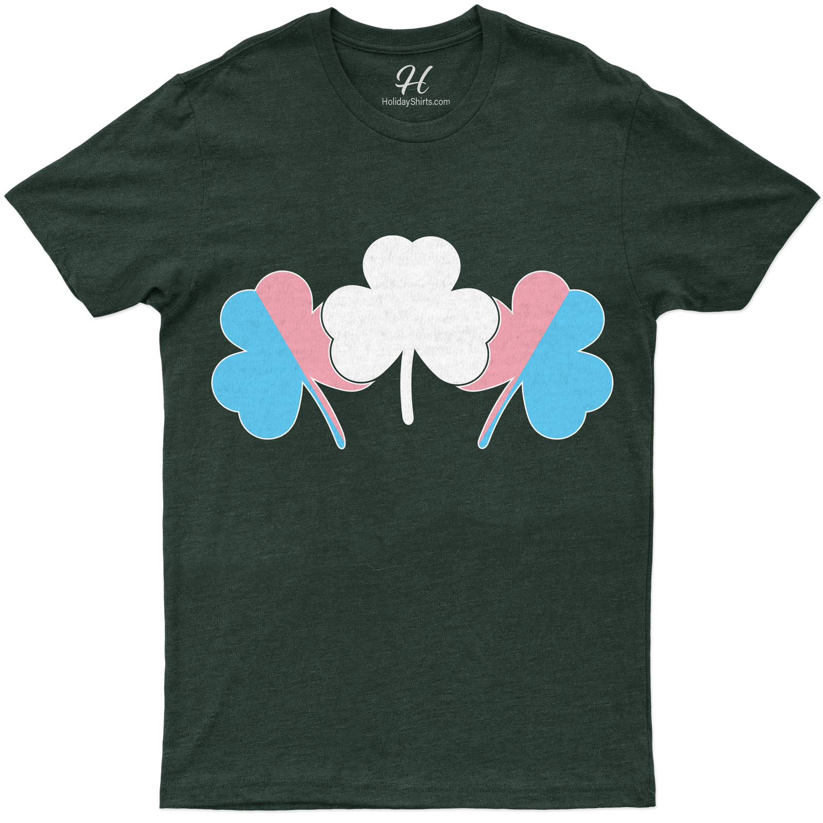 Trans Three Leaf Clover Tee St. Patrick's Day T Shirt