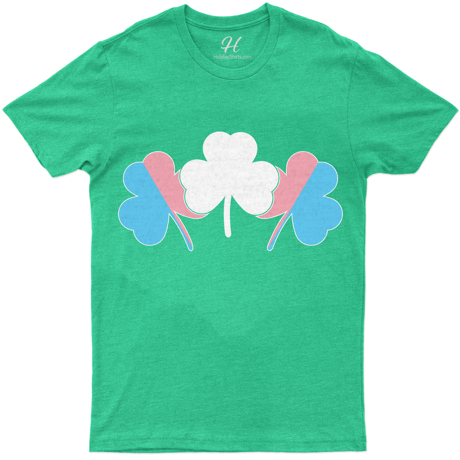 Trans Three Leaf Clover Tee St. Patrick's Day T Shirt