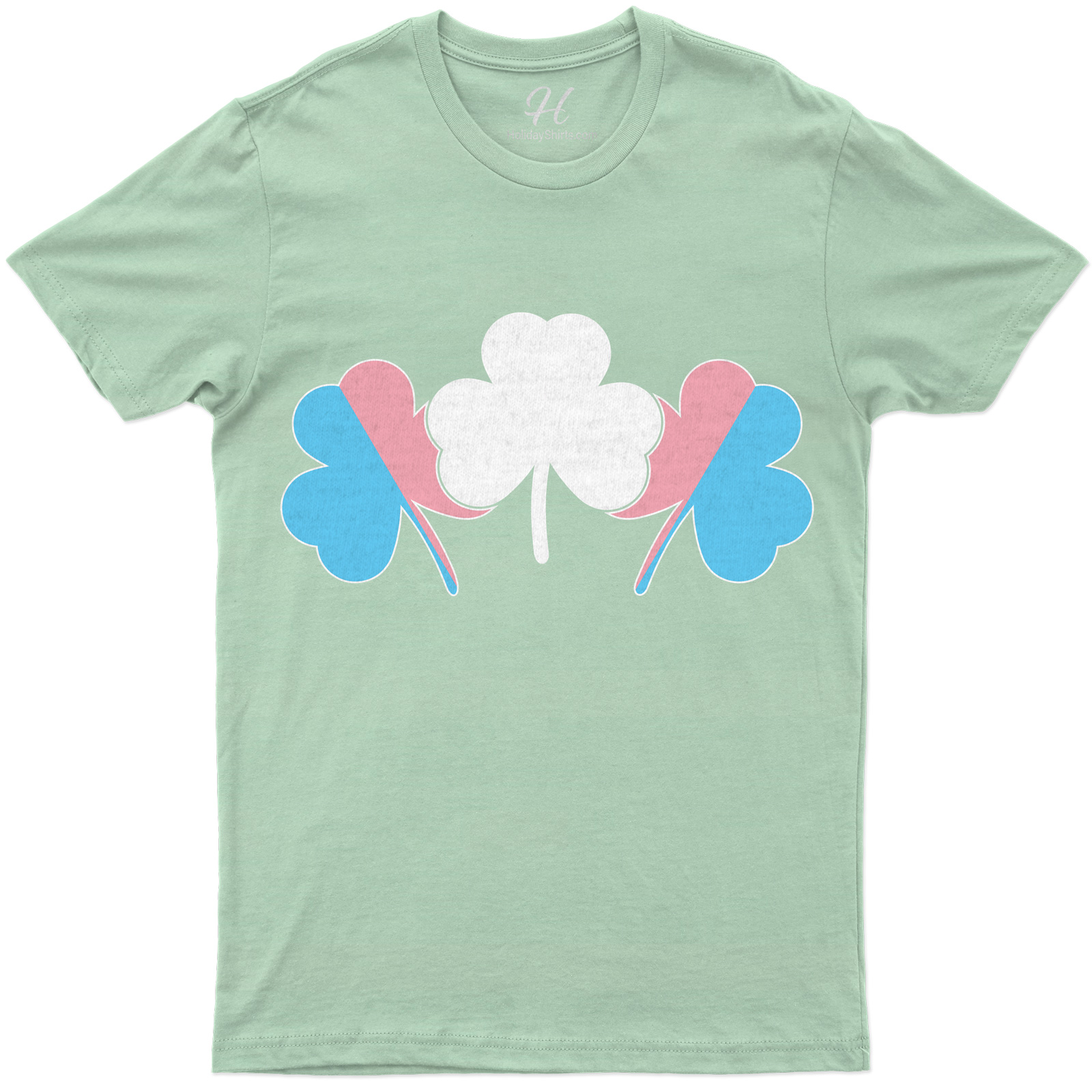 Trans Three Leaf Clover Tee St. Patrick's Day T Shirt