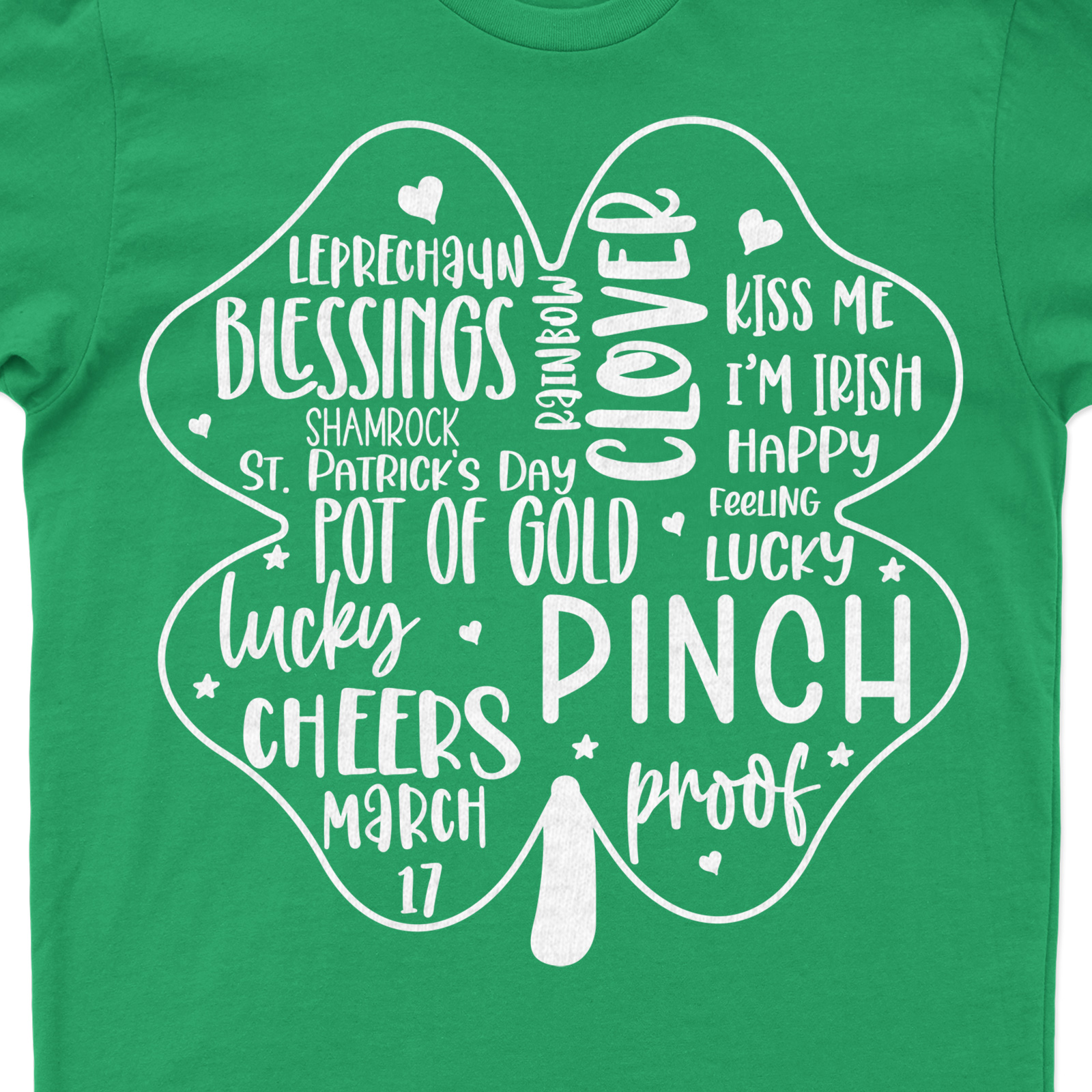 Leprechuan Blessings Clover Tee St. Patrick's Day T Shirt