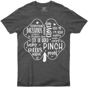Leprechuan Blessings Clover Tee St. Patrick's Day T Shirt