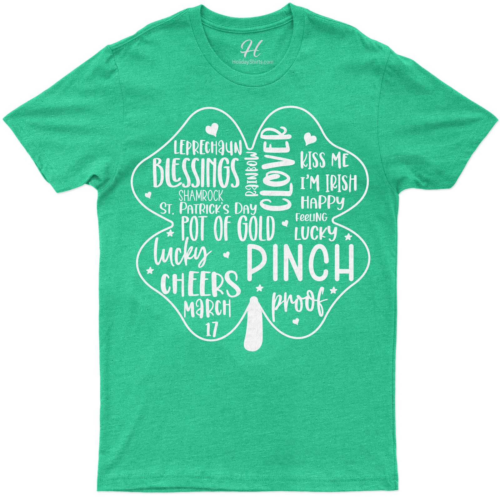 Leprechuan Blessings Clover Tee St. Patrick's Day T Shirt