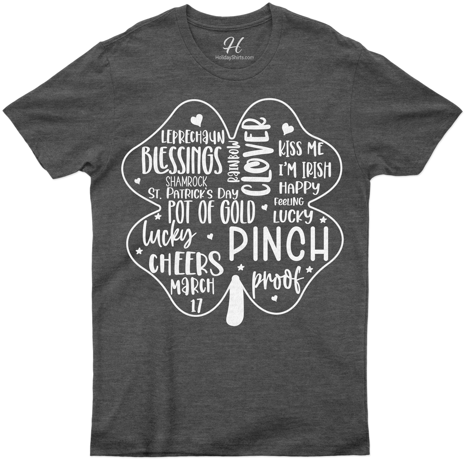Leprechuan Blessings Clover Tee St. Patrick's Day T Shirt