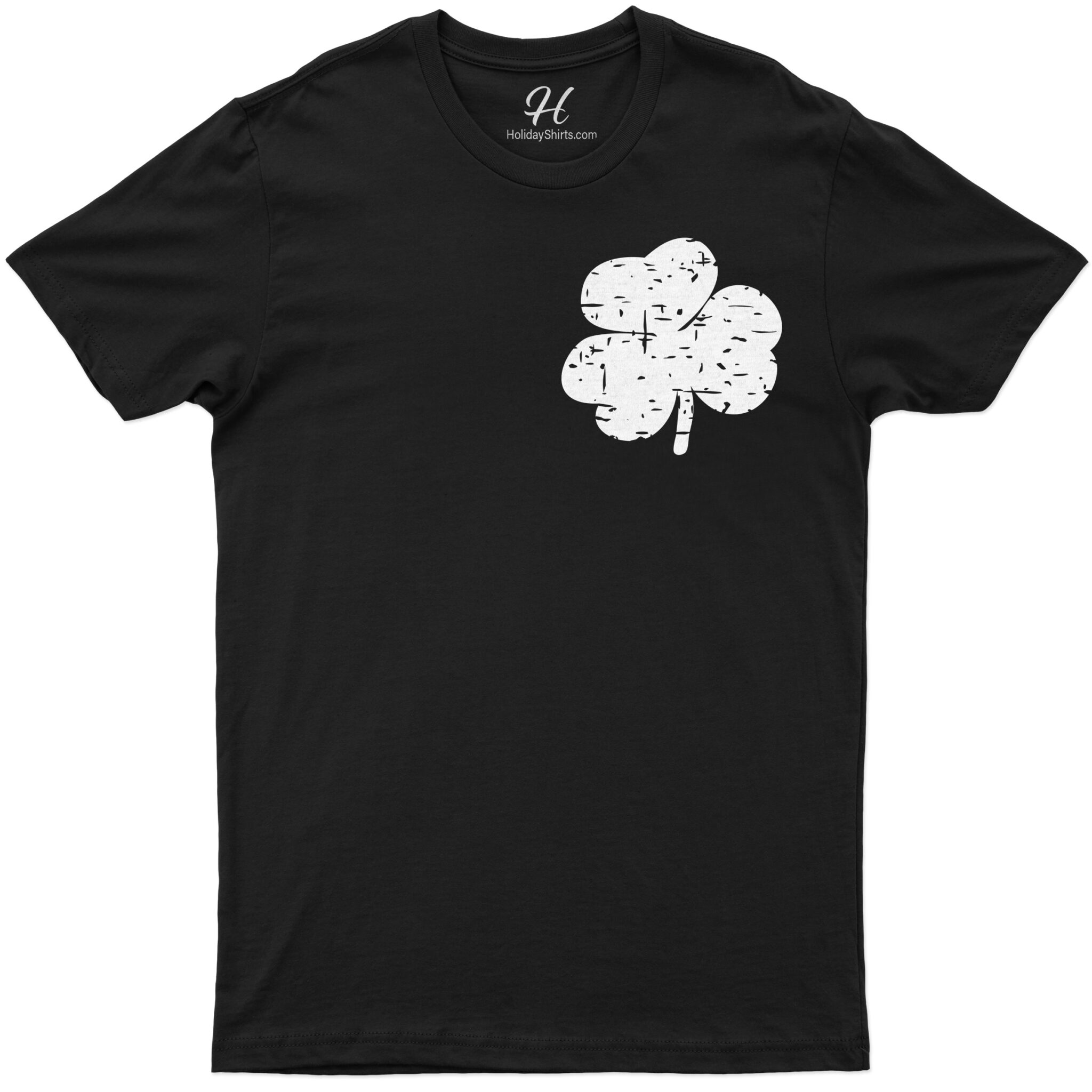 Distressed Lucky Clover Tee St. Patrick's Day T Shirt