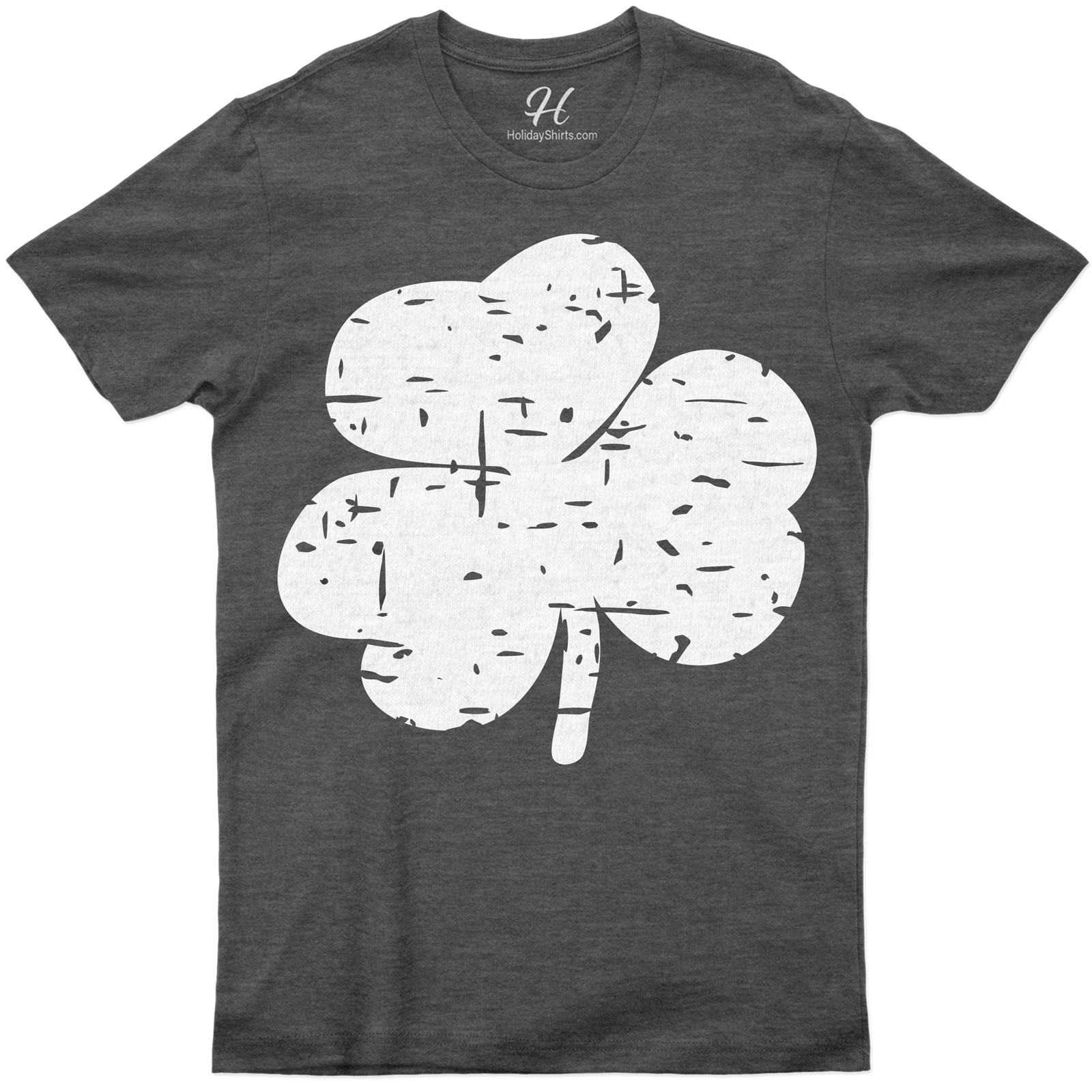 Distressed Lucky Clover Tee St. Patrick's Day T Shirt