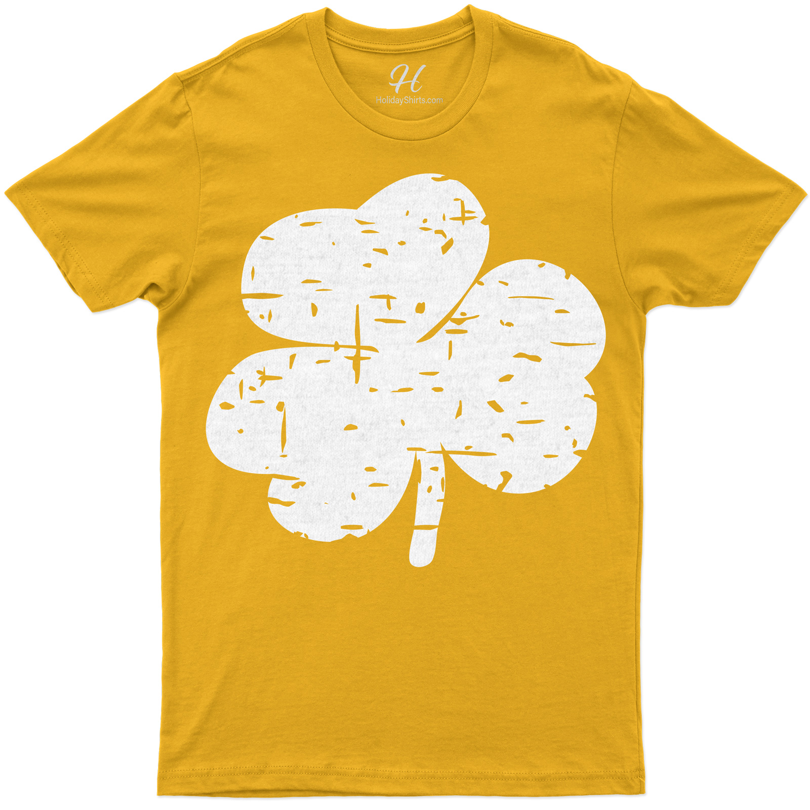 Distressed Lucky Clover Tee St. Patrick's Day T Shirt