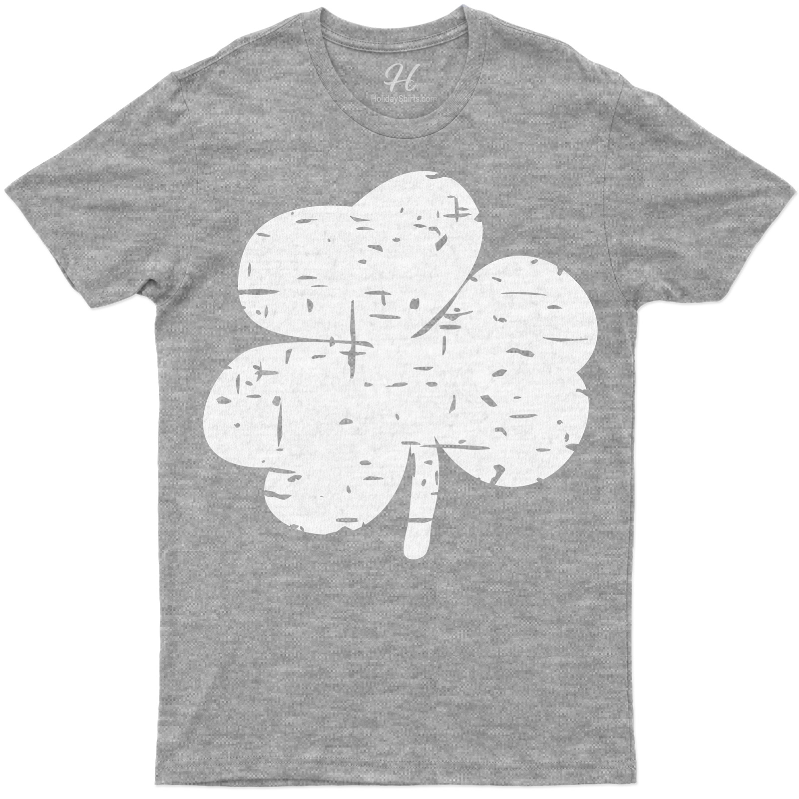 Distressed Lucky Clover Tee St. Patrick's Day T Shirt