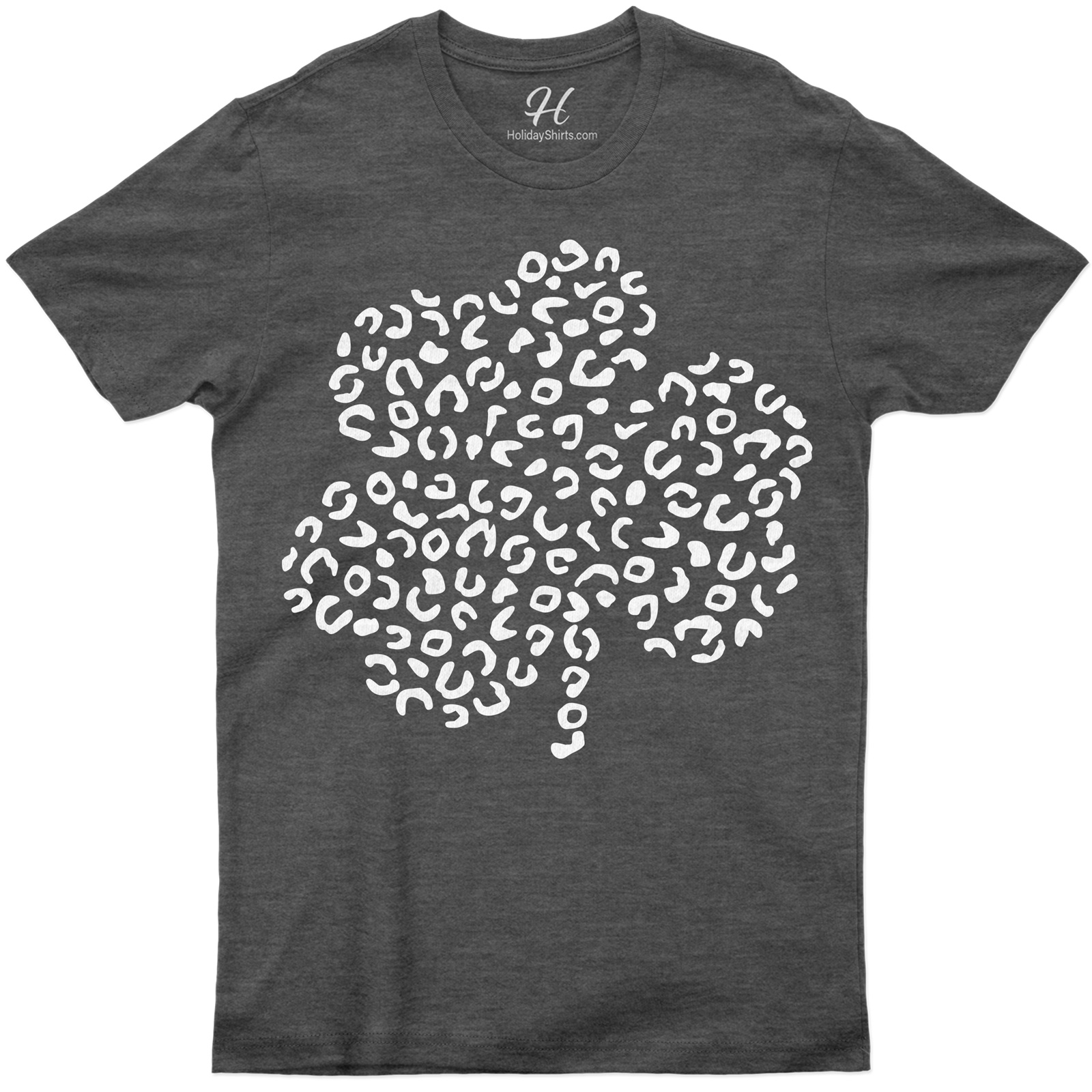 Leopard Three Leaf Clover St. Patrick's Day T Shirt