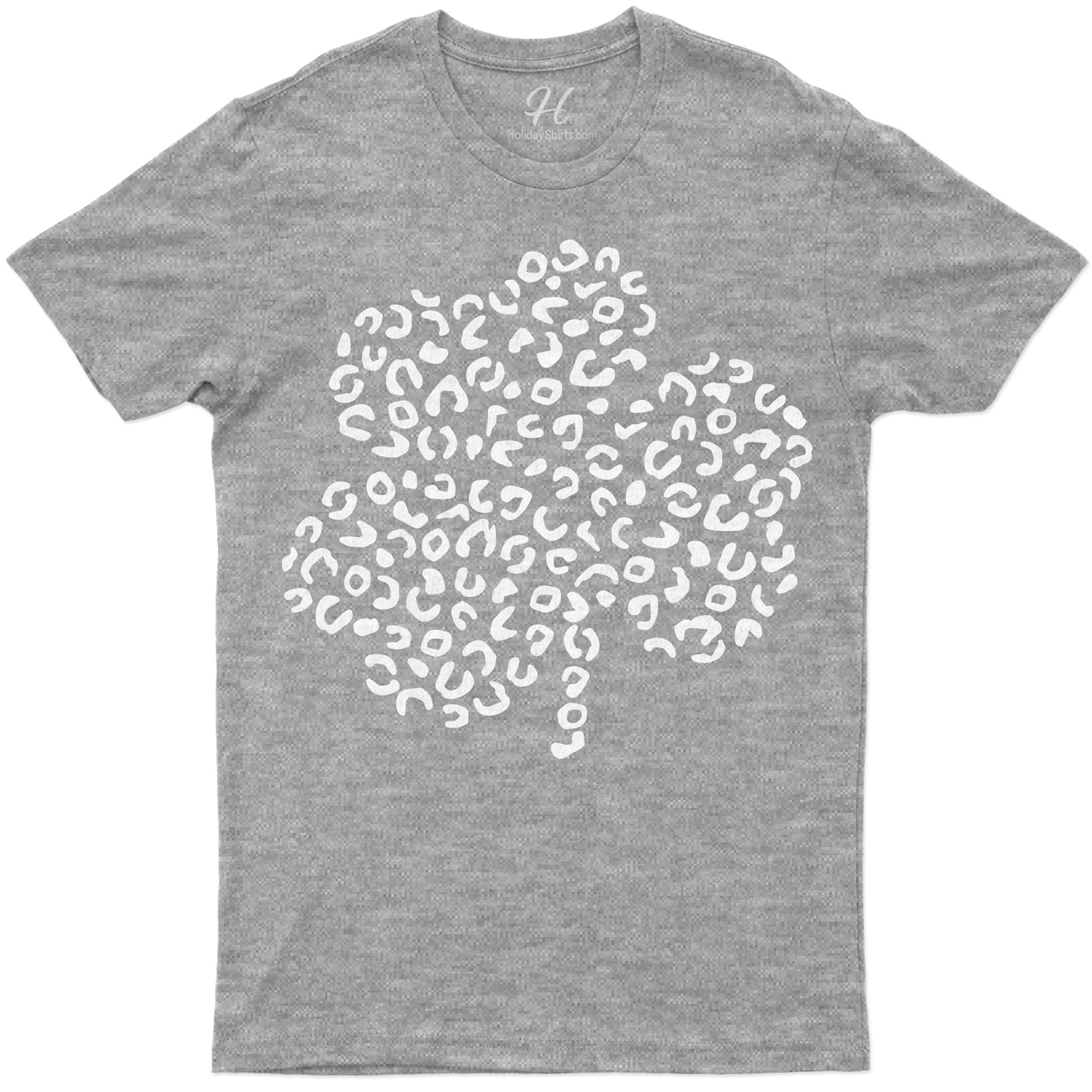 Leopard Three Leaf Clover St. Patrick's Day T Shirt